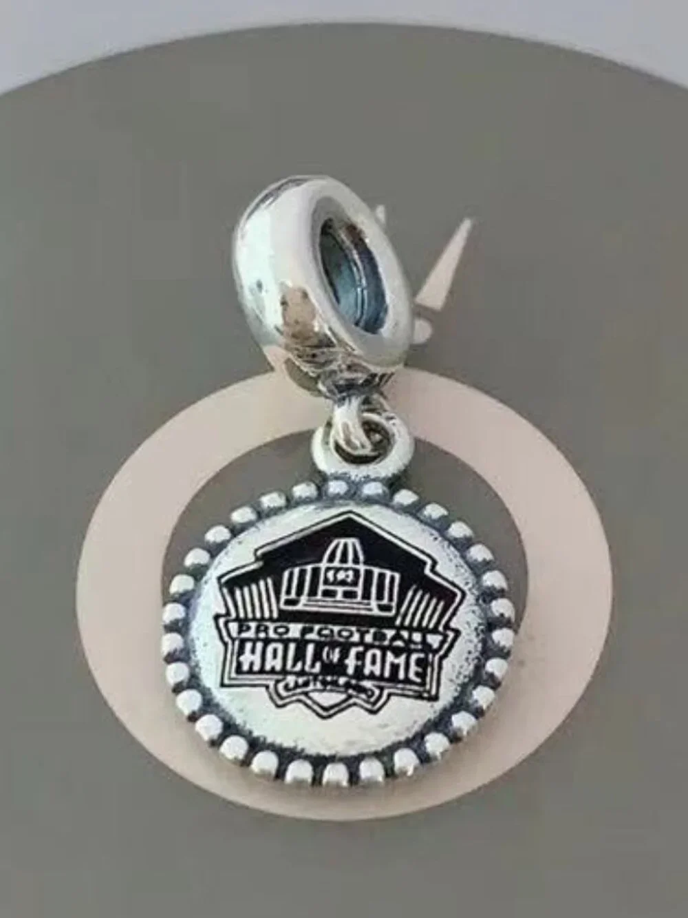 Pandora Pro Football Hall of Fame Charm Pendant|S925 Sterling Silver Jewelry